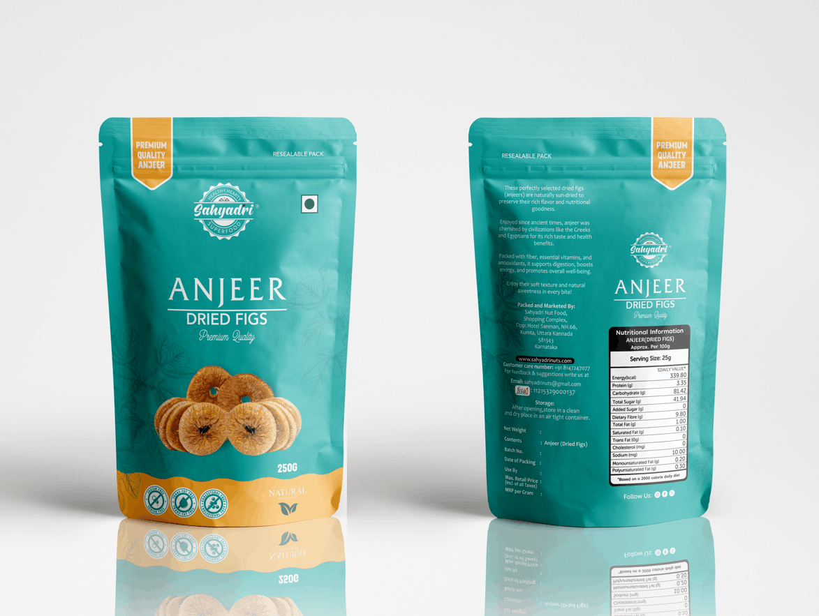 Dried Figs ( Anjeer) 250 gms