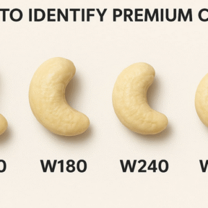 How to Identify Premium Cashews (W150 vs W180 vs W240 vs W320)
