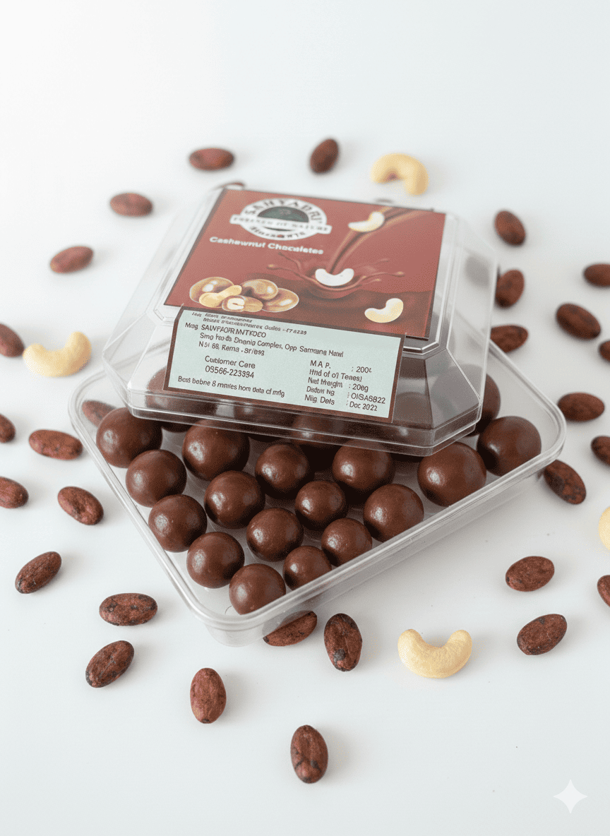 Cashewnut Chocolate 250 gm - Image 3