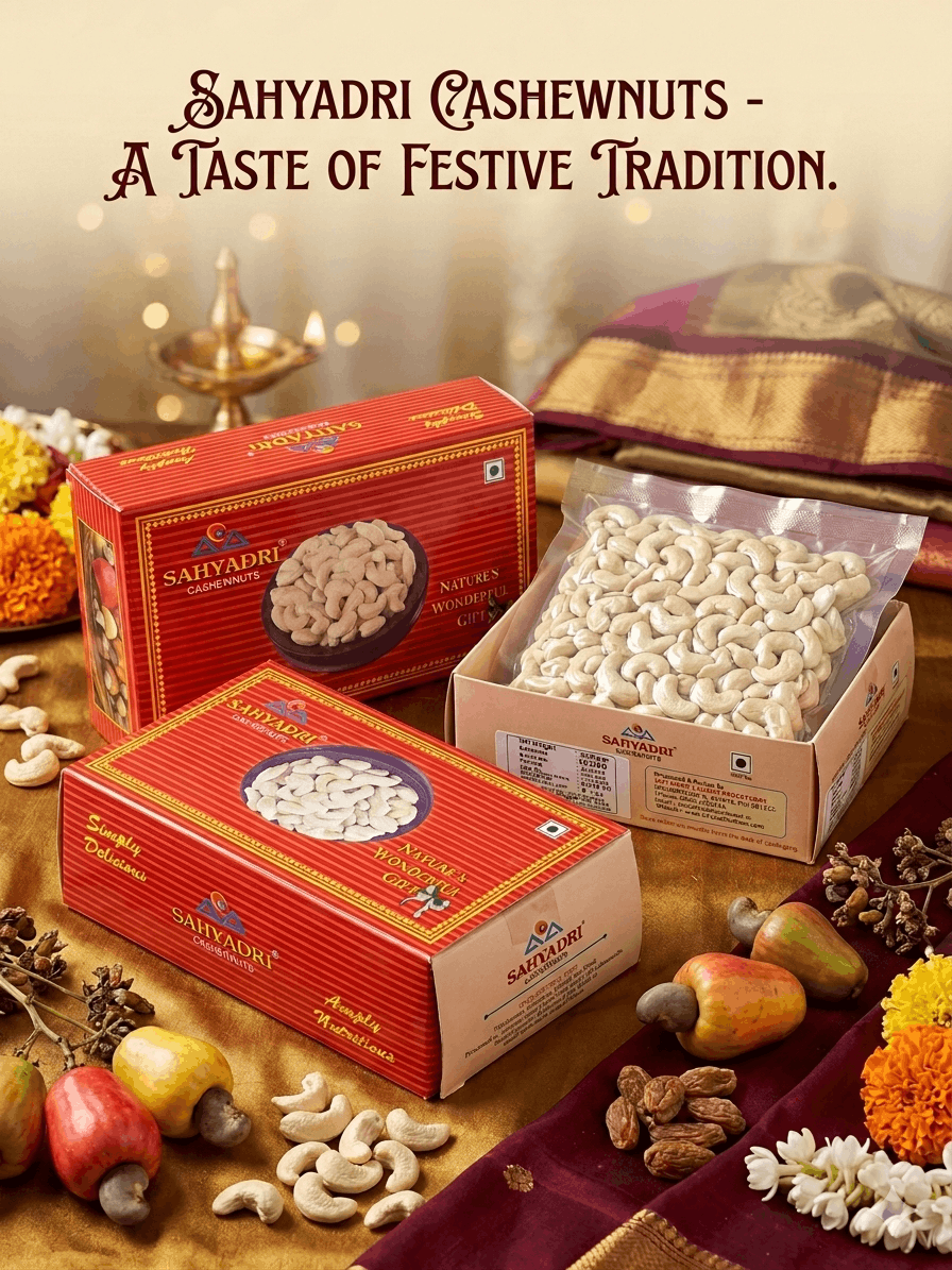 250 gm Cashew Gift Box – Premium Packaging