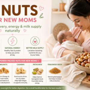 Best Nuts for New Moms: Boost Recovery, Energy & Milk Supply Naturally