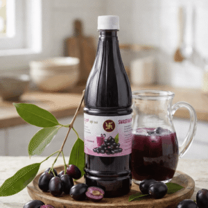 Kala Jamun juice syrup bottle - natural purple Java Plum health drink for diabetes care