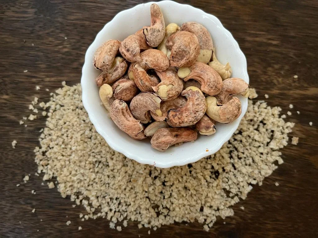 salted cashews with skin